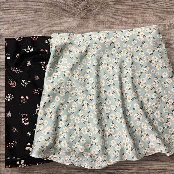 Womens No Boundaries Silk Skirt Lot-medium - Picture 3 of 8